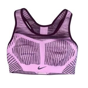Nike Training high support flyknit sports bra racer back women's size small
